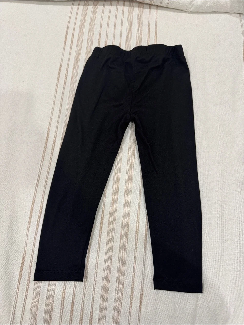 Nike Kids Black Leggings with White Swoosh